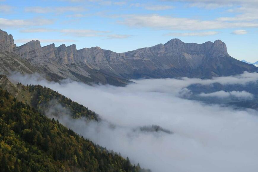 Les falaises du Vercors Les falaises du Vercors