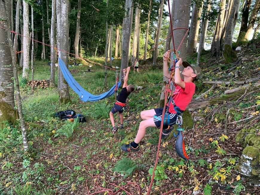 Installation du hamac Installation du hamac