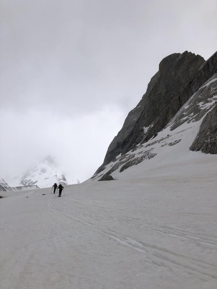 En montant au refuge du Col de la Vanoise En montant au refuge du Col de la Vanoise