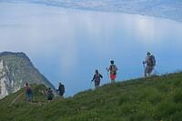 La descente face au lac Léman La descente face au lac Léman